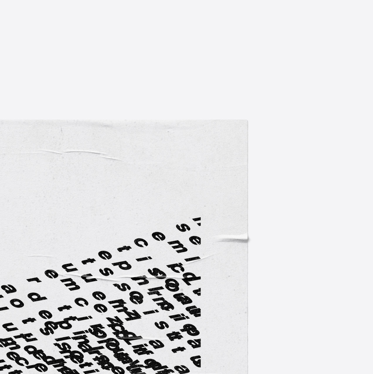 Poster for young Estonian artists exhibition 3